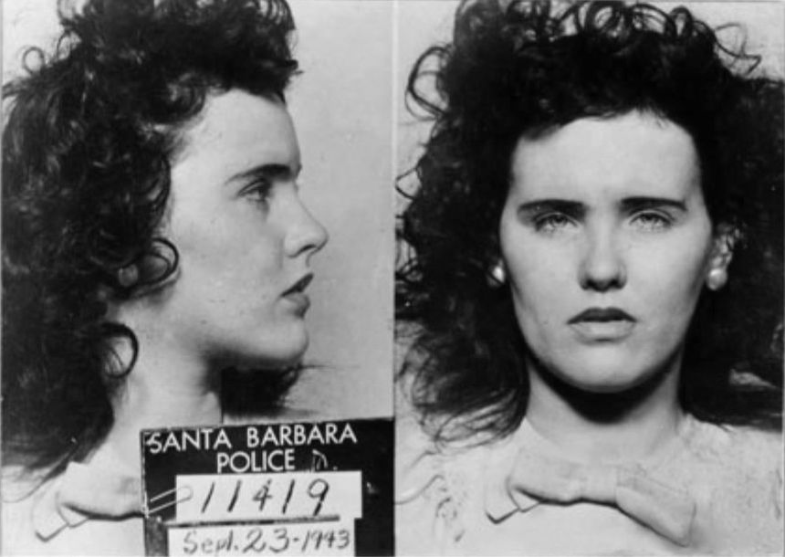 Elizabeth Short booking photo